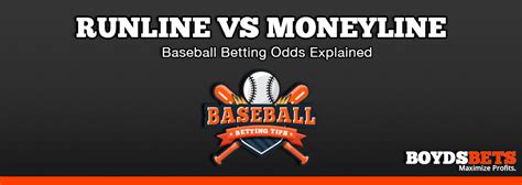 baseball run line|money line vs run line.